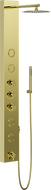 Mexen Ivo dušas panelis ar izteku, zelta - 7608-03-50