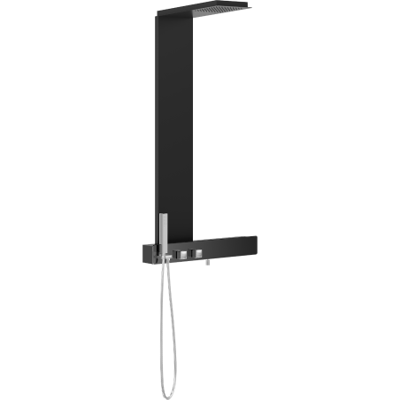 Mexen Trix dušas panelis, melns - 7606-02-70