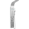 Mexen Adrox shower panel with spout, chrome - 7613-04-00