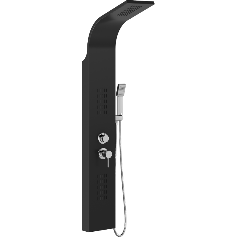 Mexen Taro dušas panelis, melns - 7614-03-70