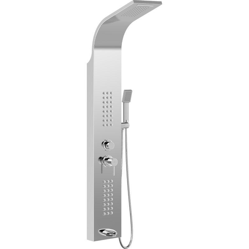 Mexen Ardo dušas panelis ar izteku, hroms - 7617-04-00