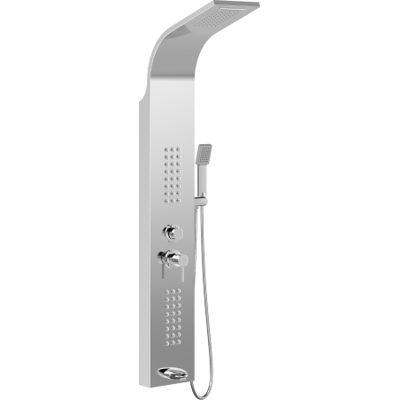 Mexen Ardo shower panel with spout, chrome - 7617-04-00