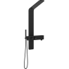 Mexen Strit pannello doccia, nero - 7625-02-70