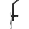 Mexen Strit tuš panel, črn - 7625-02-70