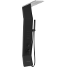 Mexen Yap shower panel, black/chrome - 7612-02-77