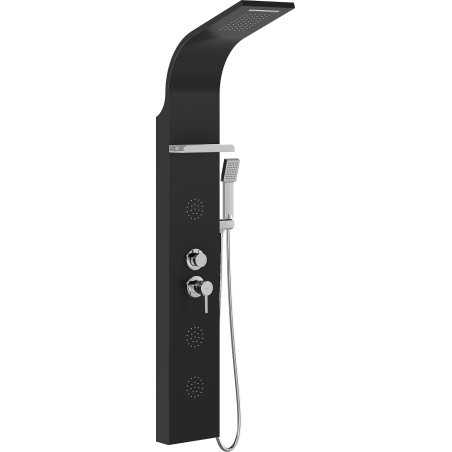 Mexen Borg pannello doccia, nero - 7615-03-70