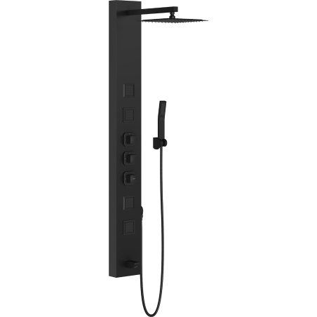 Mexen Orco panneau de douche, noir - 7607-03-70