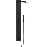 Mexen Orco panel de ducha, negro - 7607-03-70
