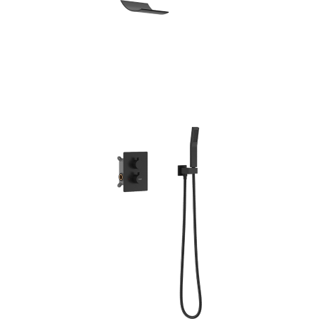 Mexen Salto vgradni pršni sistem, črn - 7604-02-70