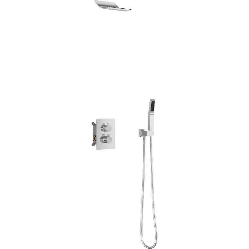 Mexen Salto ugradbeni tuš set, krom - 7604-02-00