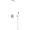 Mexen Salto conjunto de chuveiro embutido, cromado - 7604-02-00