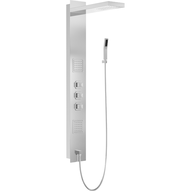 Mexen Savio conjunto de ducha empotrado, cromo - 7605-03-00