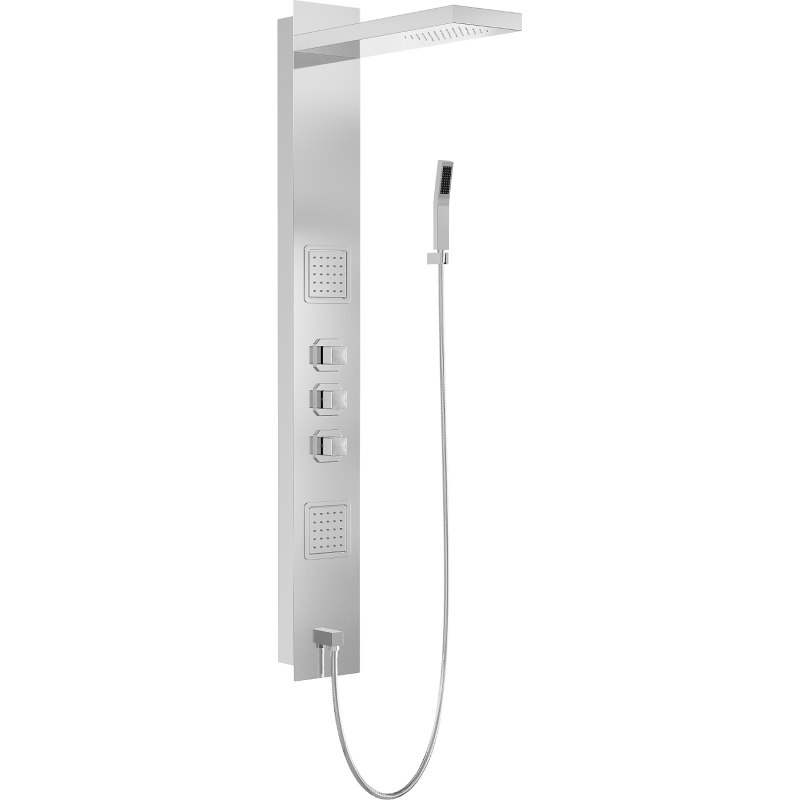 Mexen Savio conjunto de duche embutido, cromado - 7605-03-00