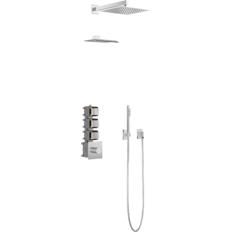 Mexen Boka iebūvējamais dušas komplekts, hroms - 7603-03-00