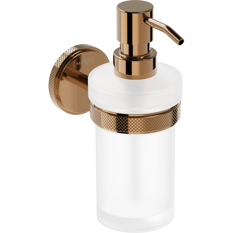Mexen Gravo ziepju dozators, rozā zelts - 70A93058-60