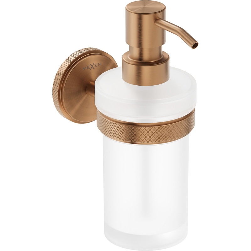 Mexen Gravo dispensador de jabón, cobre cepillado - 70A93058-65