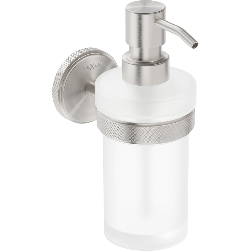 Mexen Gravo zeepdispenser, geborsteld nikkel - 70A93058-97