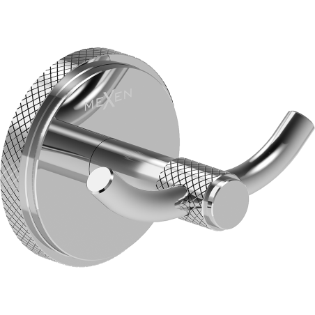 Mexen Gravo dvojni kavelj za brisačo, krom - 70A93012-00