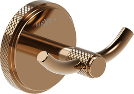 Mexen Gravo dubults auduma āķis, rozā zelts - 70A93012-60