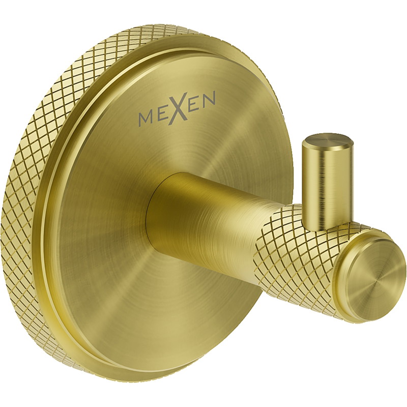 Mexen Gravo gancio per asciugamano, oro spazzolato - 70A93011-55