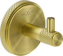 Mexen Gravo towel hook, brushed gold - 70A93011-55