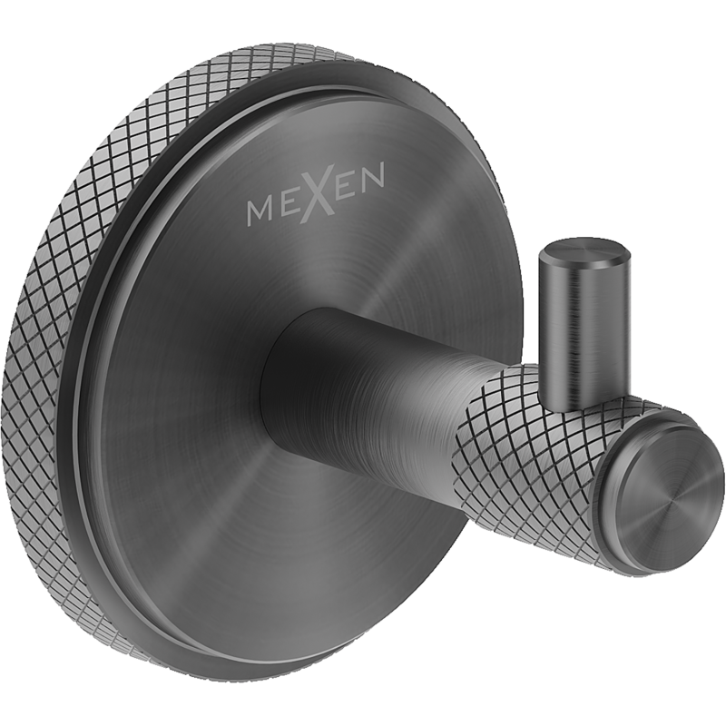 Mexen Gravo kljuka za brisačo, temno siva krtačena - 70A93011-66