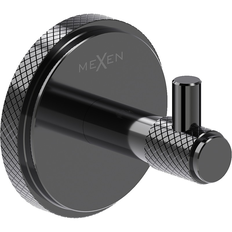 Mexen Gravo handdukshållare, svart krom - 70A93011-73