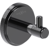 Mexen Gravo gancio per asciugamani, cromo nero - 70A93011-73