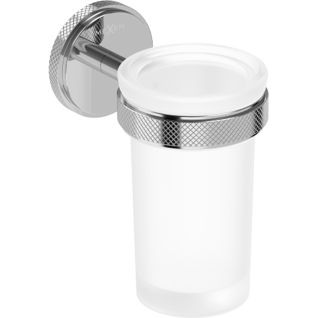 Mexen Gravo copo para escovas de dentes, cromado - 70A93051-00