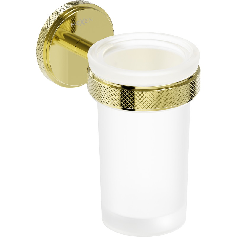Mexen Gravo vaso para cepillos, dorado - 70A93051-50