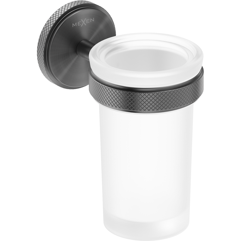 Mexen Gravo zobu birstīšu turētājs, notīrīts gun gray - 70A93051-66