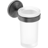 Mexen Gravo toothbrush holder, brushed gun gray - 70A93051-66