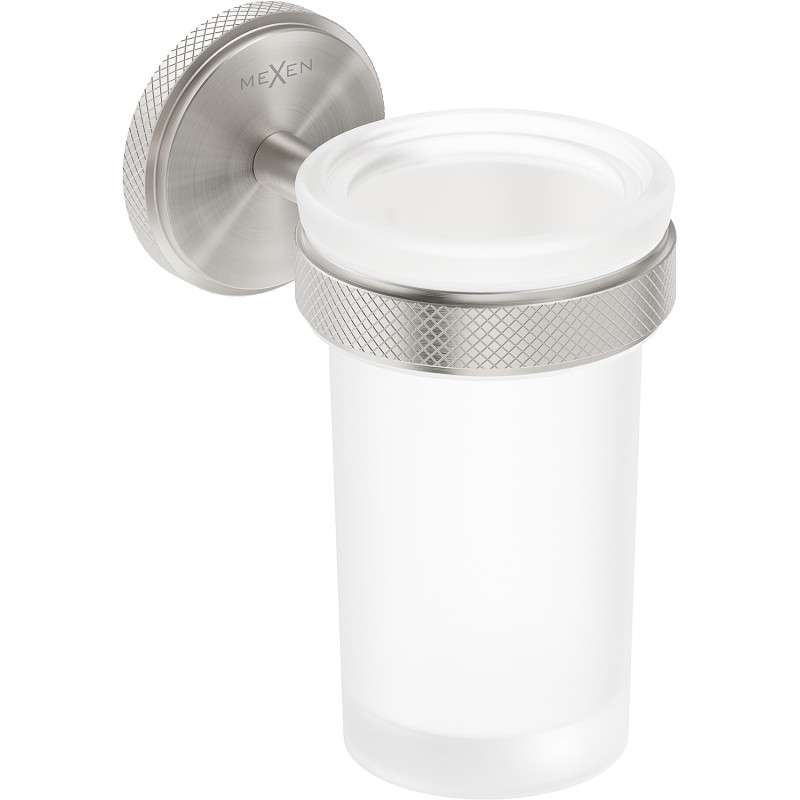 Mexen Gravo Zahnputzbecher, gebürstetes Nickel - 70A93051-97