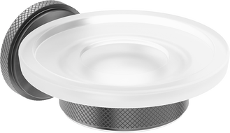 Mexen Gravo θήκη για σαπούνι, γκρι τουφεκισμένο βουρτσισμένο - 70A93055-66