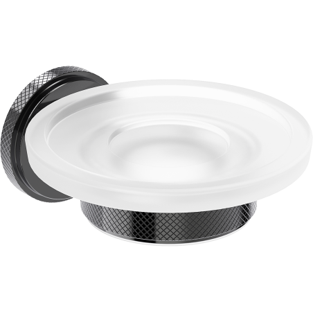 Mexen Gravo estante para ducha, cromo negro - 70A93055-73