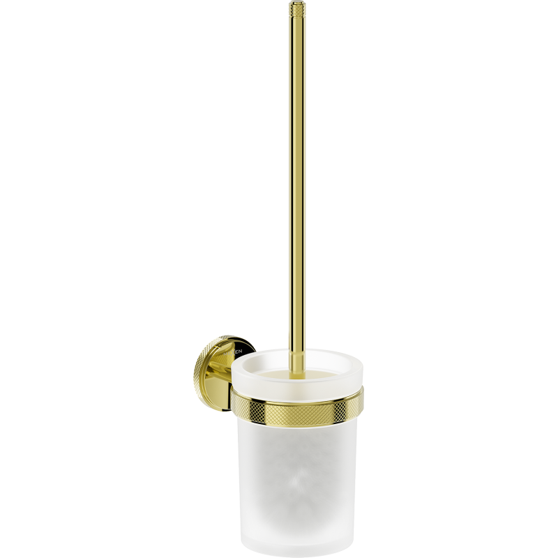 Mexen Gravo brosse de toilette, dorée - 70A93071-50