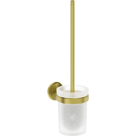 Mexen Gravo brosse de toilette, or brossé - 70A93071-55