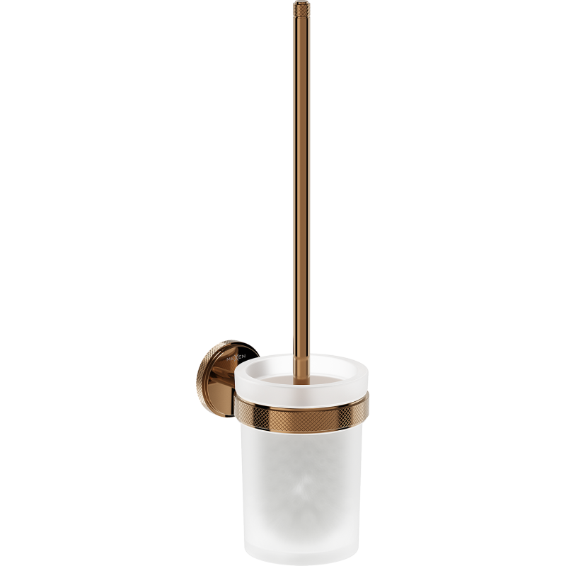 Mexen Gravo toaletna ščetka, rožnato zlato - 70A93071-60