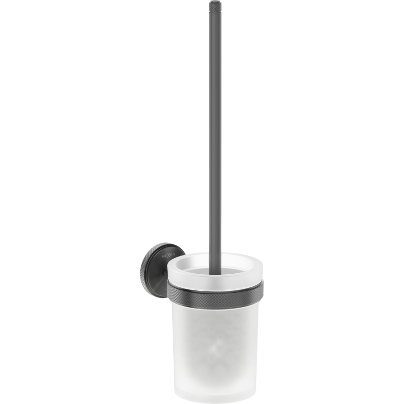 Mexen Gravo βούρτσα τουαλέτας, gun gray βουρτσισμένο - 70A93071-66