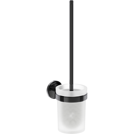 Mexen Gravo toaletna ščetka, črna krom - 70A93071-73