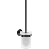Mexen Gravo brosse de toilette, chrome noir - 70A93071-73