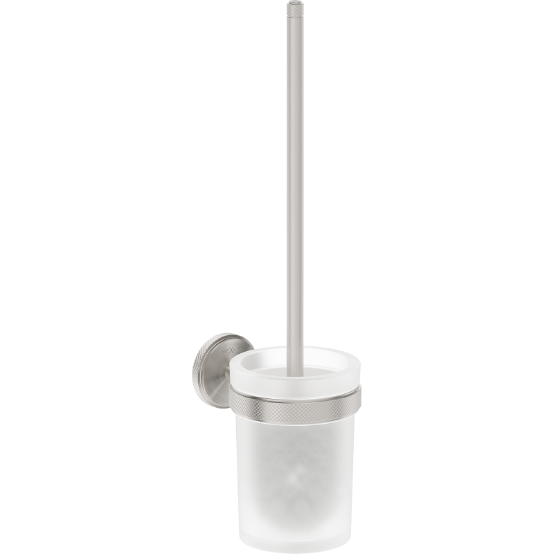 Mexen Gravo brosse de toilette, nickel brossé - 70A93071-97