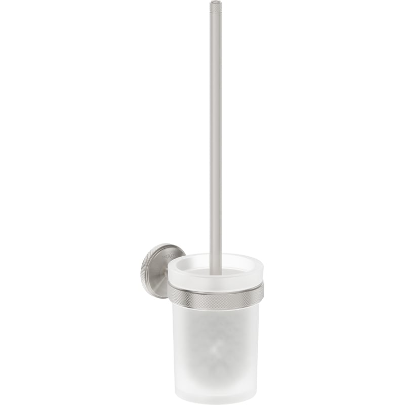 Mexen Gravo spazzola da toilette, nichel spazzolato - 70A93071-97