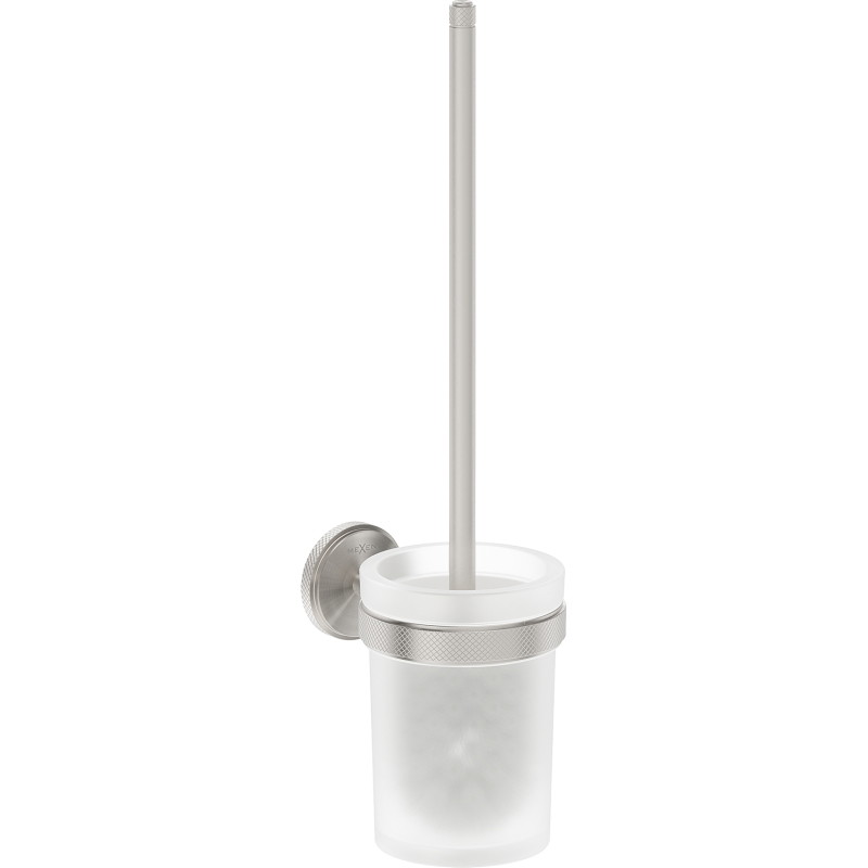 Mexen Gravo toiletborstel, geborsteld nikkel - 70A93071-97
