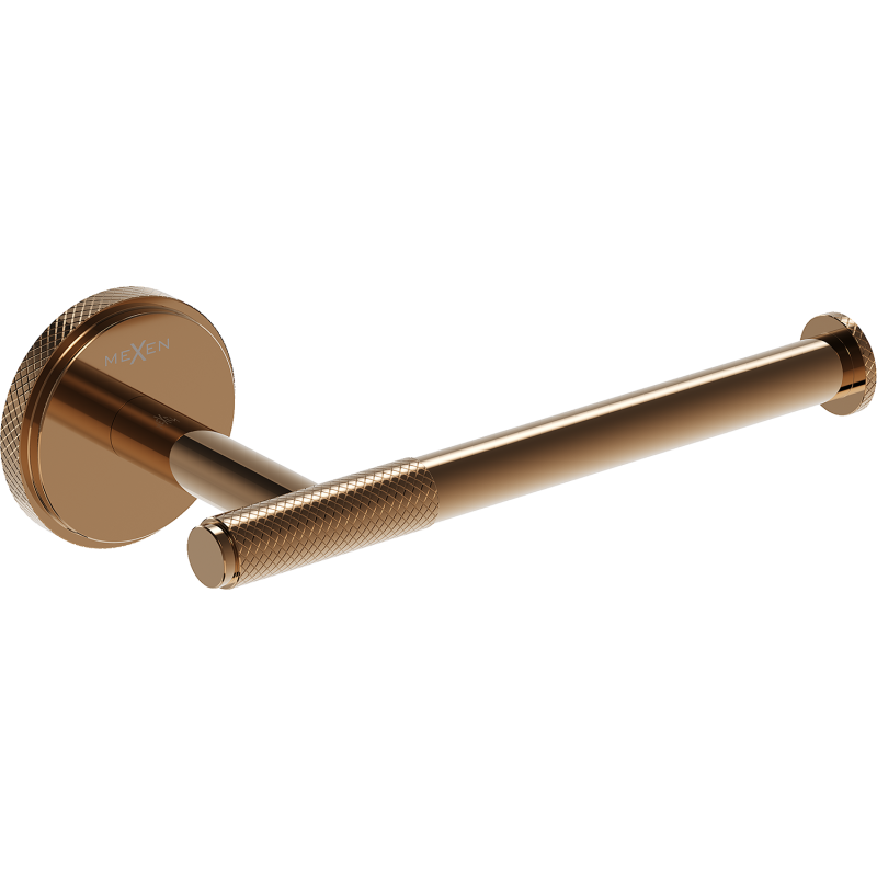 Mexen Gravo tualetes papīra turētājs, rozā zelts - 70A93025-60