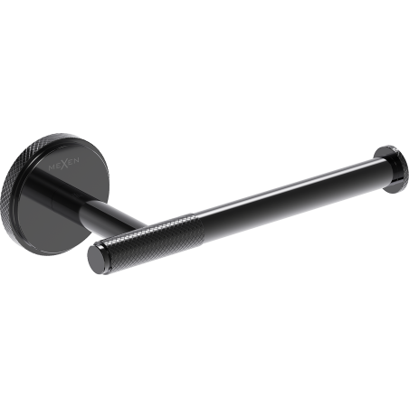 Mexen Gravo tualetes papīra turētājs, melns hroms - 70A93025-73