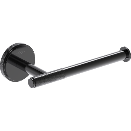 Mexen Gravo uchwyt na papier toaletowy, black chrome - 70A93025-73