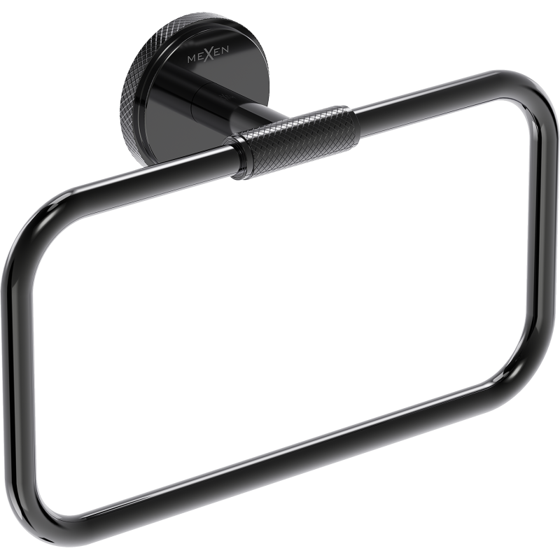 Mexen Gravo dvielišu turētājs, melns hroms - 70A93031-73