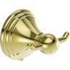 Mexen Lusso gancho doble para toalla, dorado - 70A16812-50