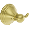 Mexen Lusso gancho doble para toalla, oro cepillado - 70A16812-55